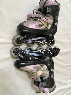 Schwinn Kids Inline Skates - Pink and Gray